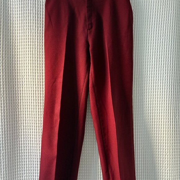 Levi's vintage red pants slacks 1970s women's 16S/contemporary medium - Picture 1 of 5